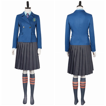 Blue Shiz School Uniform Adult University Cosplay Costume