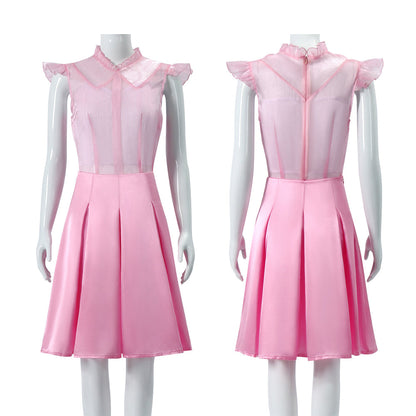 Women Glinda Outfit Pink Tops Skirt and Underwear 3pcs Glinda Dress Suit Costume