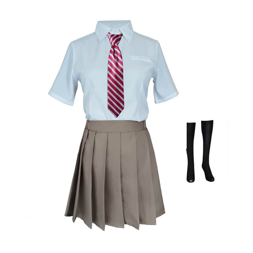 Tachibana Hinata Costume Anime Girl School Uniform Dress Set for Women