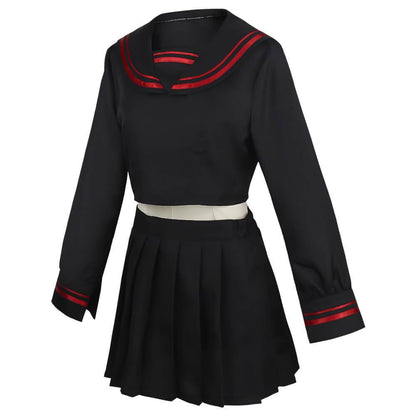 Yuzuha Shiba Costume Female School Girl Cosplay Outfit Sailor School Uniform